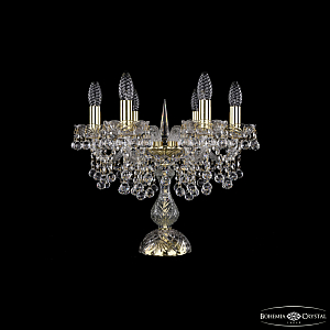 Настольная лампа Bohemia Ivele Crystal 1409L/6/141-39 G