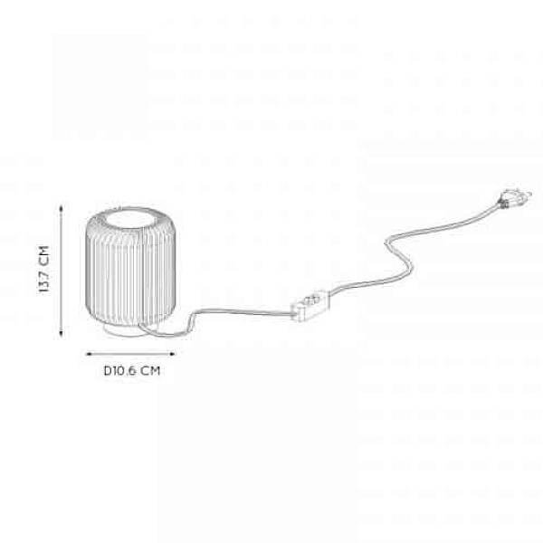 Настольная лампа Lucide Turbin 26500/05/30
