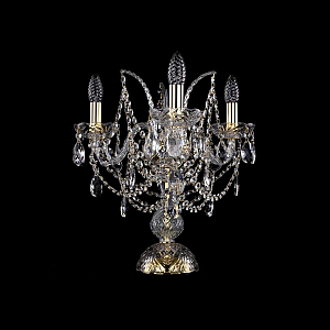Настольная лампа Bohemia Ivele Crystal 1411L/3/141-39 G