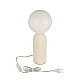 Настольная лампа Arlight SP-SILKA-TAB-R150-6W Warm2700 (WH, 330 deg, 230V, TOUCH-DIM) (IP20, Натуральный шелк) 056890