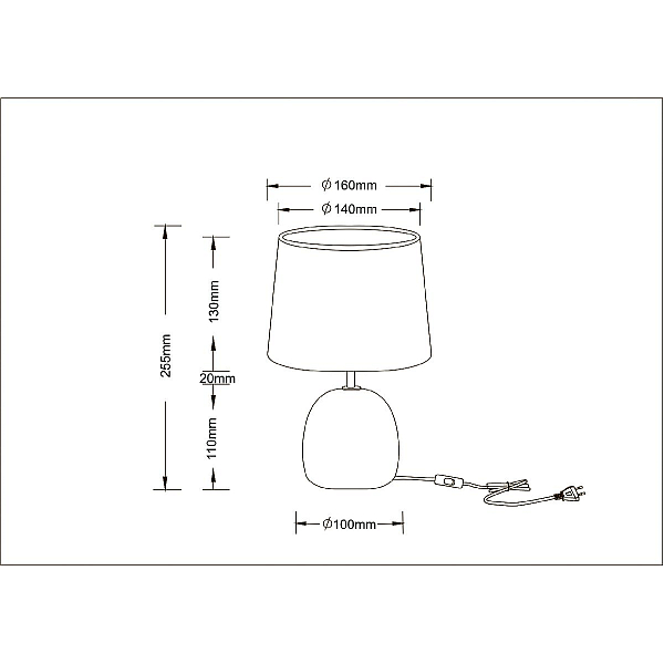 Настольная лампа Arte Lamp Titawin A5022LT-1GY