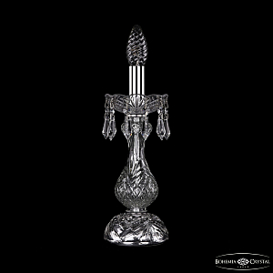 Настольная лампа Bohemia Ivele Crystal 1403L/1-31 Ni