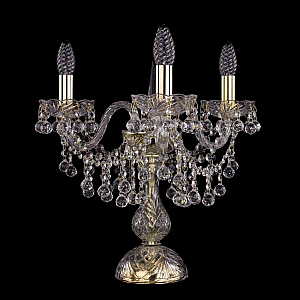 Настольная лампа Bohemia Ivele Crystal 1409L/3/141-39 G