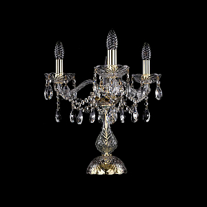 Настольная лампа Bohemia Ivele Crystal 1413L/3/141-39 G