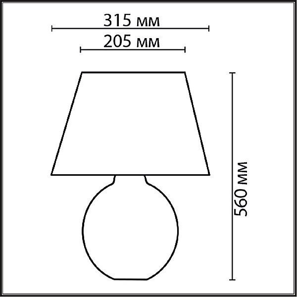 Настольная лампа Lumion Moderni 8134/1T