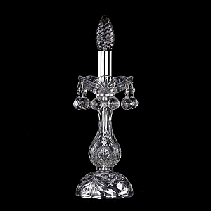 Настольная лампа Bohemia Ivele Crystal 1409L/1-27 Ni