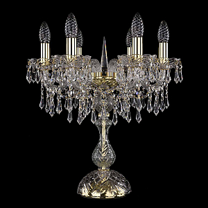 Настольная лампа Bohemia Ivele Crystal 1403L/6/141-47 G