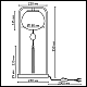Настольная лампа Odeon Light Fiolent Modern 5432/1T