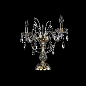 Настольная лампа Bohemia Ivele Crystal 1411L/2/141-39 G