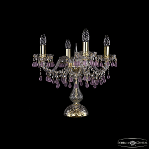 Настольная лампа Bohemia Ivele Crystal 1410L/4/141-39 G V7010