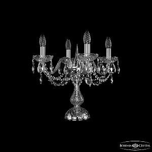 Настольная лампа Bohemia Ivele Crystal 1402L/4/141-39 Ni
