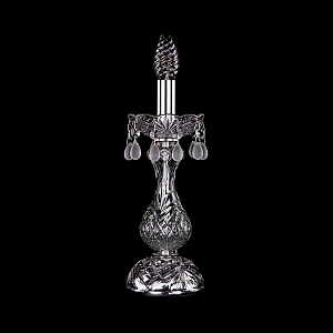 Настольная лампа Bohemia Ivele Crystal 1410L/1-31 Ni V0300