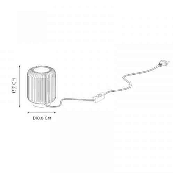 Настольная лампа Lucide Turbin 26500/05/36