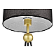 Настольная лампа Lumina Deco Belforte LDT 5527 GD+BK