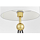 Настольная лампа Lumina Deco Belforte LDT 5527 GD+WT