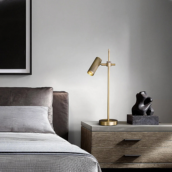 Настольная лампа Delight Collection Table lamp MT8906-1T antique brass