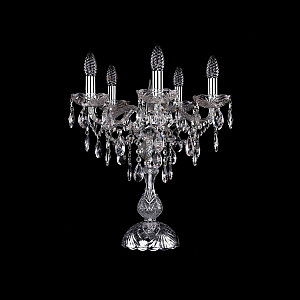 Настольная лампа Bohemia Ivele Crystal 1415L/5/141-47 Ni