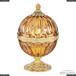 Настольная лампа Bohemia Ivele Crystal 5680L/17 G Amber/M-1H