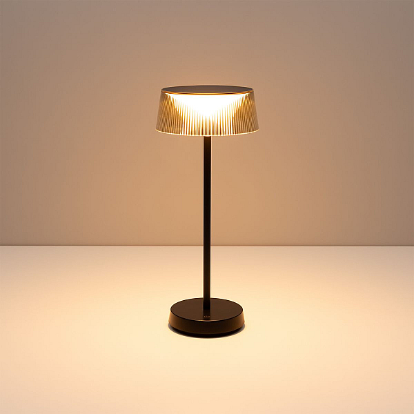 Настольная лампа аккумуляторная Arlight SP-LATIDE-1.5W Warm2700 (Черный, 125 deg, 5V) (IP54 Металл) 060834