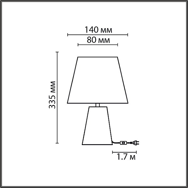 Настольная лампа Lumion Moderni Terazio 8142/1T