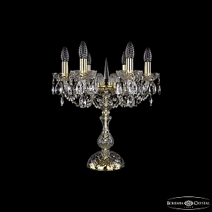 Настольная лампа Bohemia Ivele Crystal 1402L/6/141-47 G