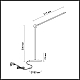 Настольная лампа Odeon Light Hightech Foden 7101/12TL