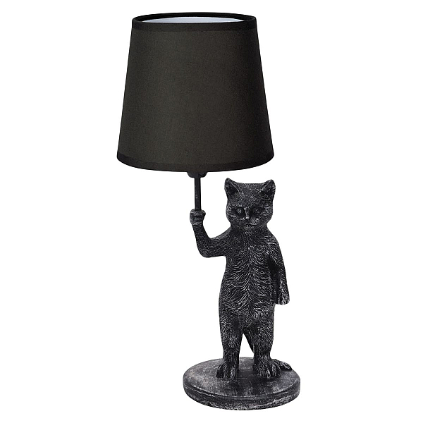 Настольная лампа Uniel UL-00013444 UML-B465 E14 SILVER/BLACK