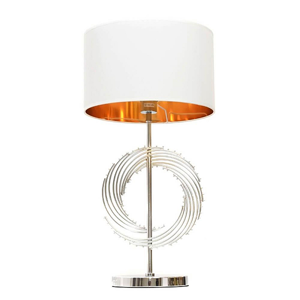 Настольная лампа Lumina Deco Fabi LDT 5531 CHR+WT