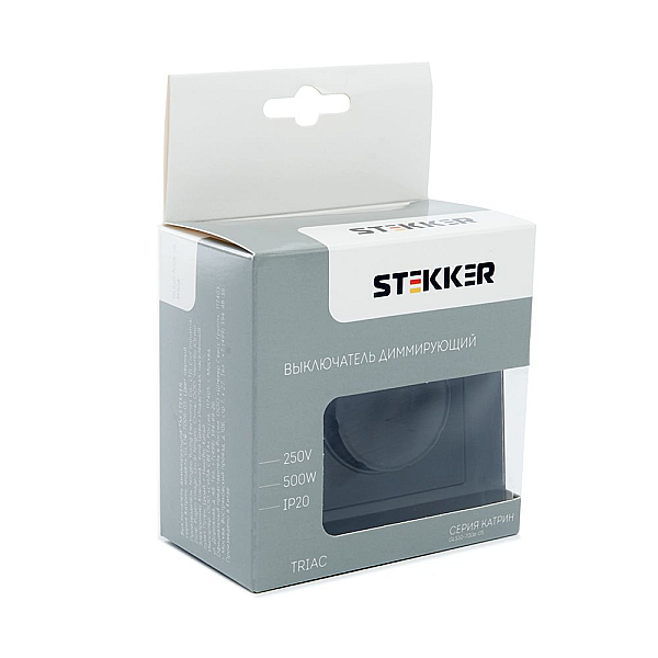 Диммер Stekker Катрин черный GLS10-7006-05 39508