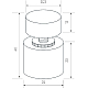 Диммер Arlight SR-NAVE-R24-3CH-BK (12-24V, 108-216W, RGB) 046143
