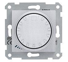 Диммер поворотно-нажимной универсальный Schneider Electric Sedna 40-600W SDN2200860