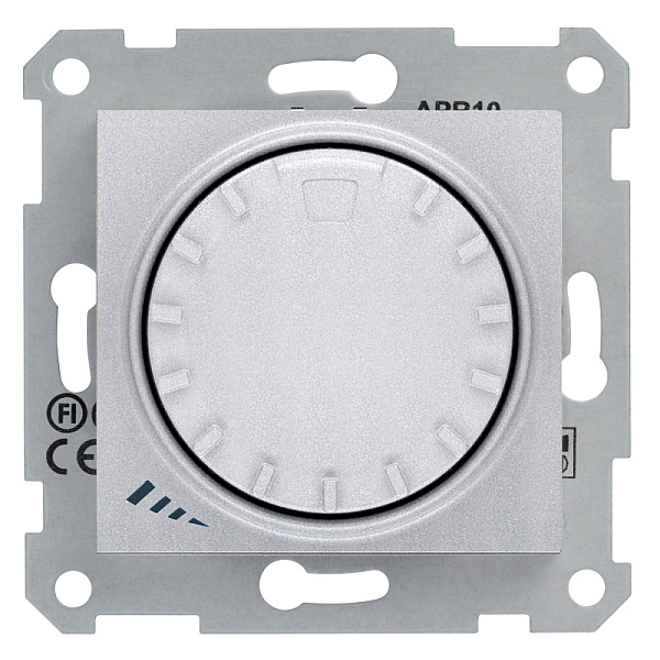 Диммер поворотно-нажимной универсальный Schneider Electric Sedna 40-600W SDN2200860