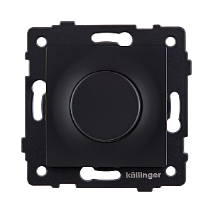 Светорегулятор для светодиодных ламп, проходной, 500W, черный матовый Kollinger REA-048BM для Aspekt, Eleganz, Reflex