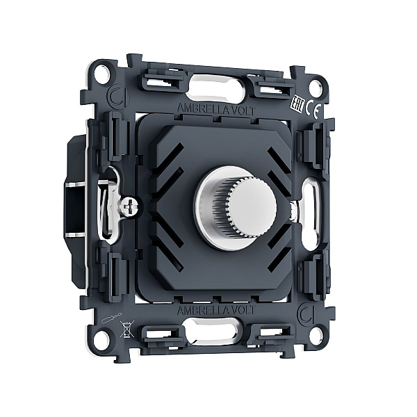 Механизм светорегулятора универсального поворотно-нажимного 25-600W/LED 5-300W QUANT PRO (EXTRA CONTROL) Ambrella Volt PR136