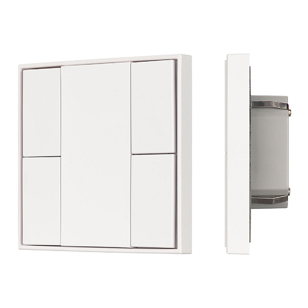 Кнопочная панель Arlight KNX-301-22-4-SH-IN White BUS, Frame 037722