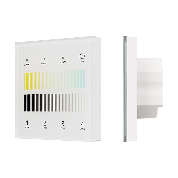 Сенсорная панель Arlight SMART-DALI-301-11-4G-3SC-DT8 Белая (230V, встраиваемая, 2.4G) (IARL, IP20 Пластик) 060791