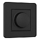 Диммер с рамкой Arte Milano SET16-1-48-1 black