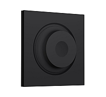 Лицевая панель SIGMA (Черный Мягкое касание) для светорегулятора универсального QUANT PRO Ambrella Volt SP9855