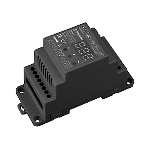 Диммер Arlight SMART-DALI-104-62-ADDR-DIM-DT6-DIN Black (12-24V, 4x5A) 039147