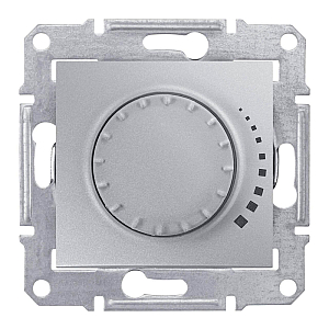 Диммер поворотный емкостный проходной Schneider Electric Sedna 60-500W SDN2200560