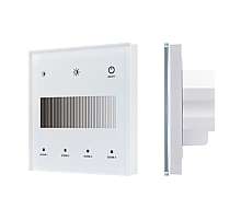 Сенсорная панель Arlight SMART-DALI-301-11-1G-4SC-DT6 Белая (230V, встраиваемая, 2.4G) (IARL, IP20 Пластик) 046561