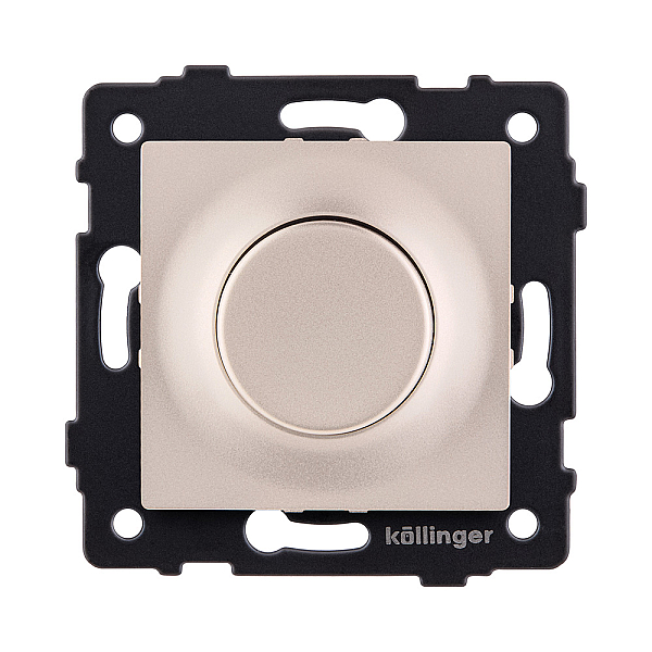Светорегулятор для светодиодных ламп, проходной, 500W, золотой Kollinger REA-048GD для Aspekt, Eleganz, Reflex