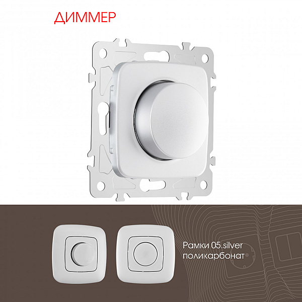 Диммер Arte Milano 205.48-1.silver