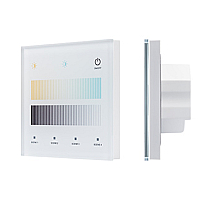 Сенсорная панель Arlight SMART-DALI-301-11-1G-4SC-DT8 Белая (230V, встраиваемая, 2.4G) (IARL, IP20 Пластик) 046563