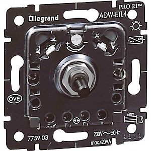 Диммер поворотный Legrand Galea Life 420W 775903
