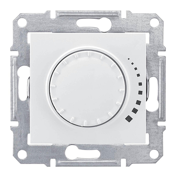 Диммер поворотный емкостный проходной Schneider Electric Sedna 60-500W SDN2200521
