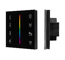 Панель Arlight Sens Smart-P30-RGBW Black (230V, 4 зоны, 2.4G) 027104