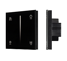 Панель Arlight Smart-P6-Dim-G-IN Black (12-24V, 4x3A, Sens, 2.4G) 034780