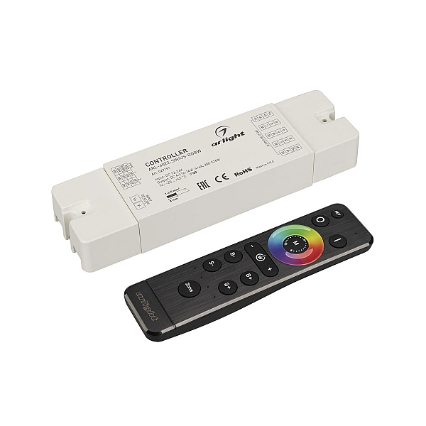 Диммер Arlight ARL-SET-PWM-104-72-RGBW-SH-IN, комплект (12-24V, 4x6A, 2.4G) (IP20 Пластик) 061157
