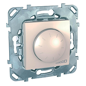 Диммер поворотный Schneider Electric Unica для ламп накаливания и галогенных 40-400W MGU5.511.25ZD